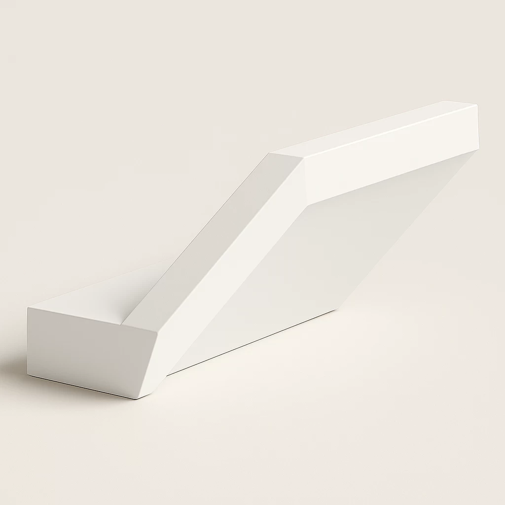 Line drawing of a cabinet accessory