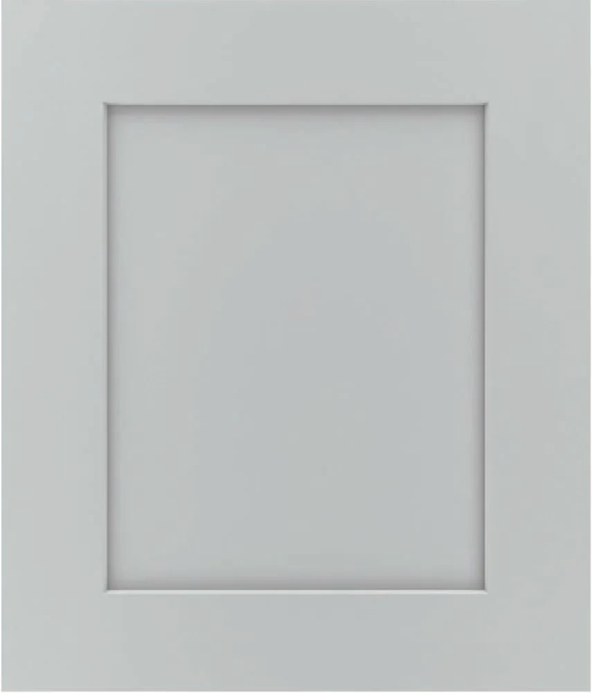 Photo of a white Lavender cabinet door