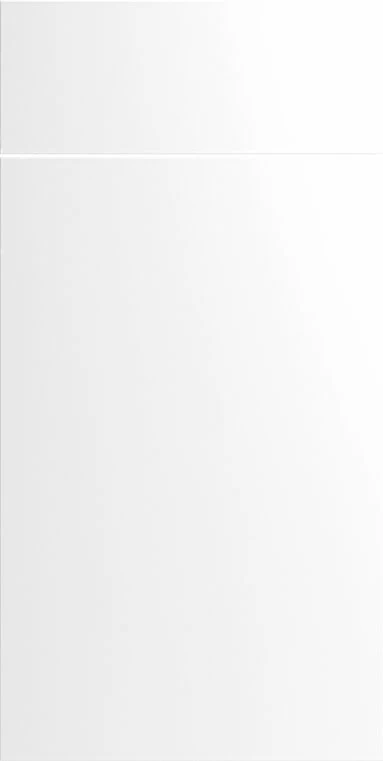 Miami outdoor cabinet door in white finish &mdash; close-up