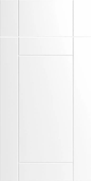 Sarasota outdoor cabinet door &mdash; white finish close-up